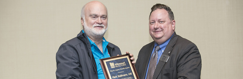 Mark Stallmann receives the 2017 R. Layne Morrill Award Mark Stallmann receives the 2017 R. Layne Morrill Award