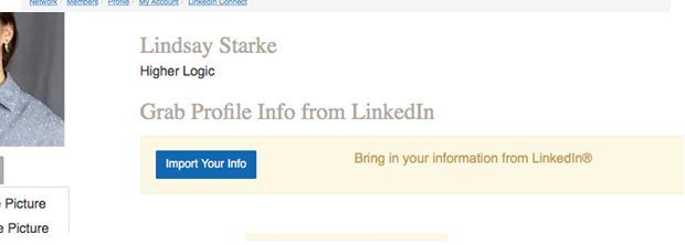 Grab Profile Info from LinkedIn Example of how you can grab Profile Info from LinkedIn