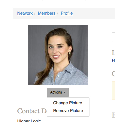 Upload a profile photo without going through LinkedIn