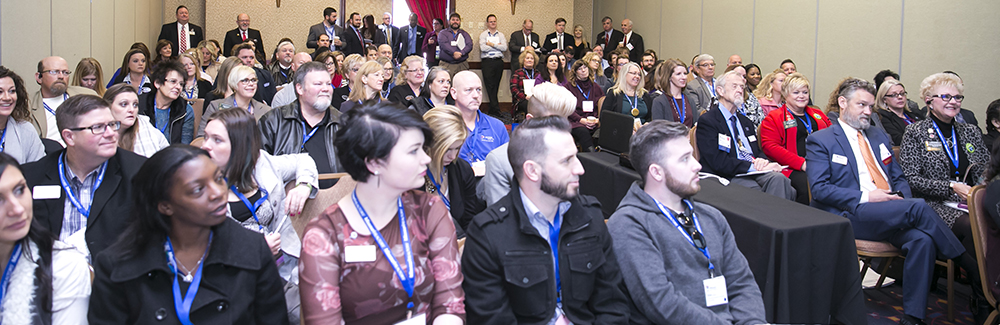 Apply for Scholarship or become a mentor. A group of Missouri REALTORS® at the First Time Attendee Orientation