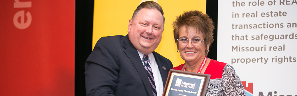 Deana Wolfe receives the 2018 R. Layne Morrill Award Deana Wolfe receives the 2018 R. Layne Morrill Award