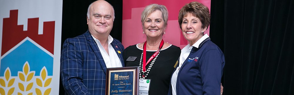 Judy Bateman receives the 2019 R. Layne Morrill Award Judy Bateman receives the 2019 R. Layne Morrill Award