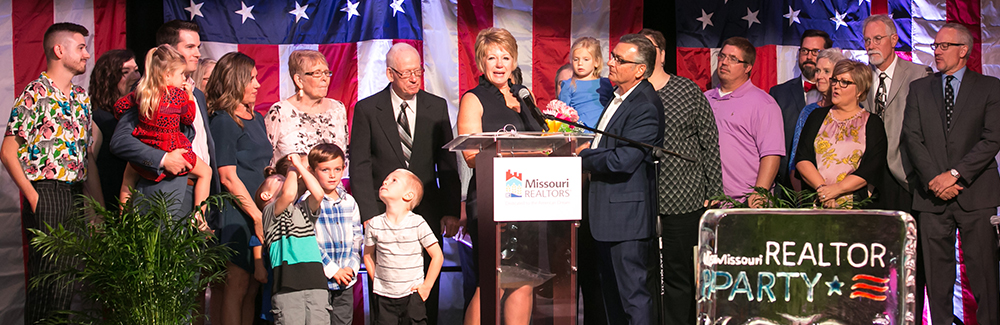 Tammie Tucker receiving the 2019 REALTOR® Salesperson of the Year Tammie Tucker receiving the 2019 REALTOR® Salesperson of the Year