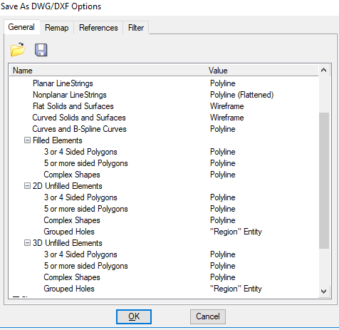MicroStation Change Defaults to Polyline