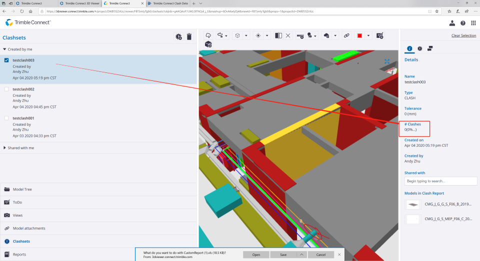 Trimble Connect Clash Detection Not Work Trimble Connect User Forum