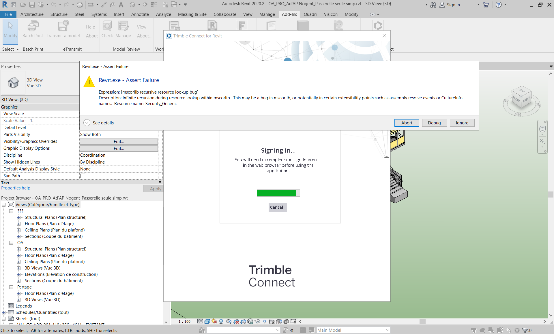 Struggling to run Connect for Revit Trimble Connect User Forum