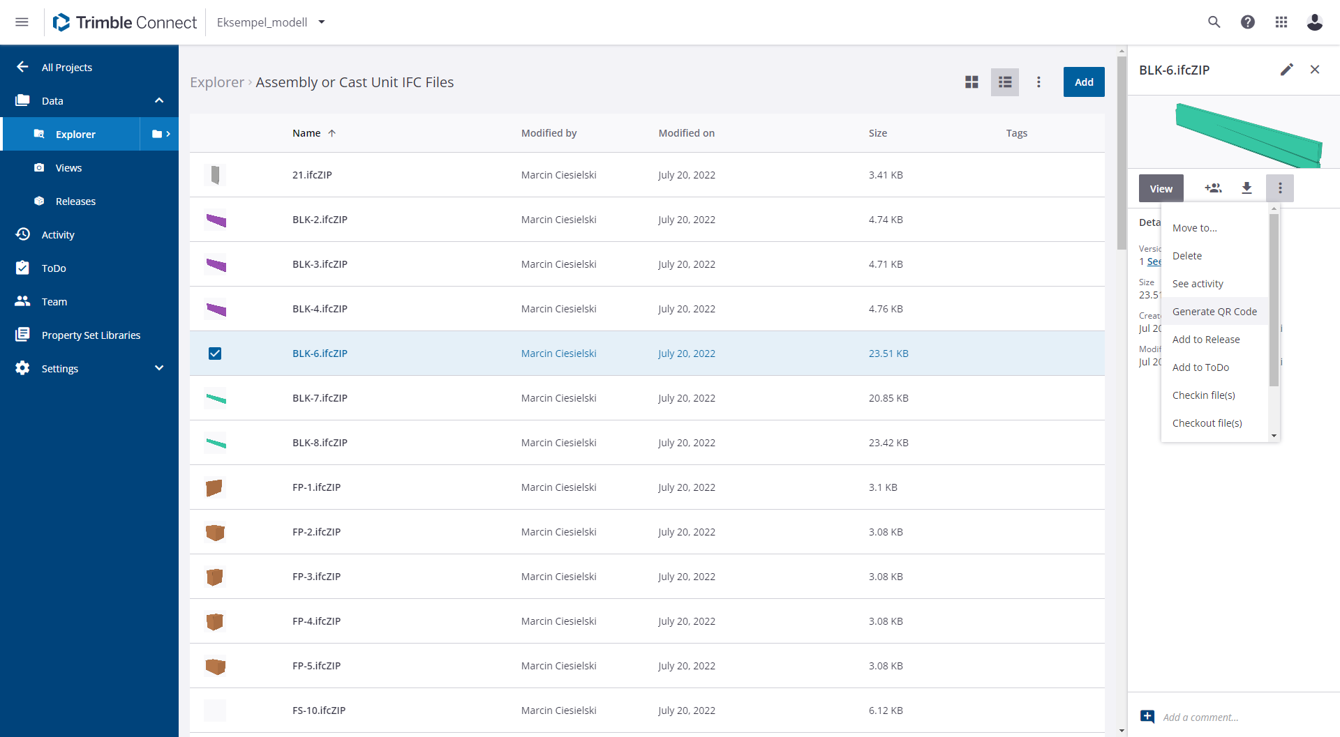 QR Code not linking to specific location Trimble Connect User Forum
