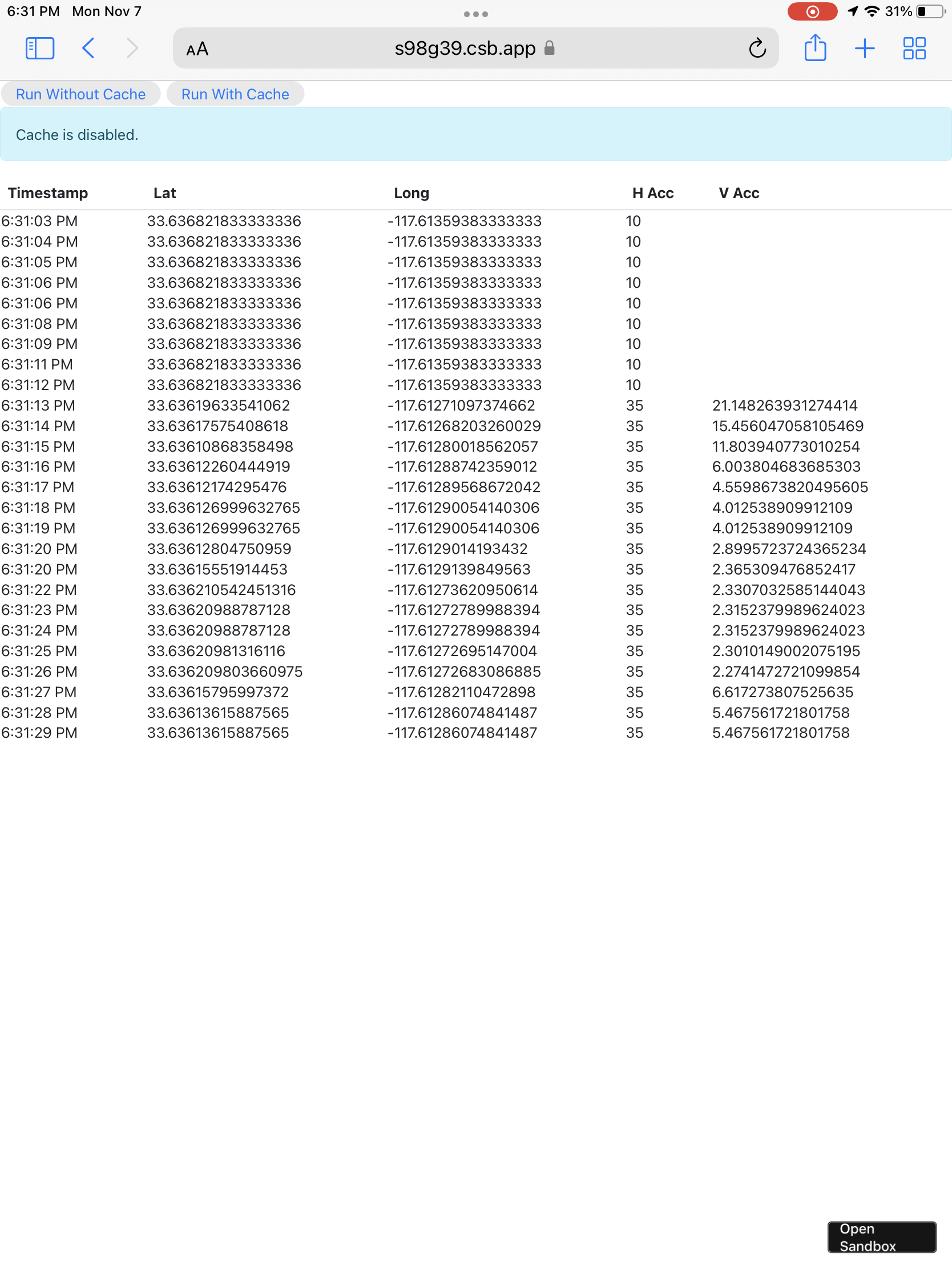 Trimble Mobile Manager does not share location with Safari and Chrome