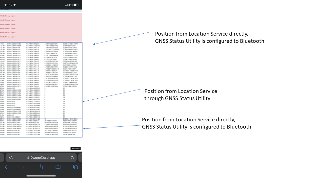 Trimble Mobile Manager does not share location with Safari and Chrome