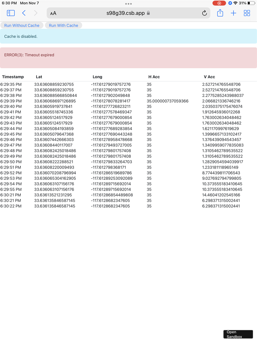 Trimble Mobile Manager does not share location with Safari and Chrome