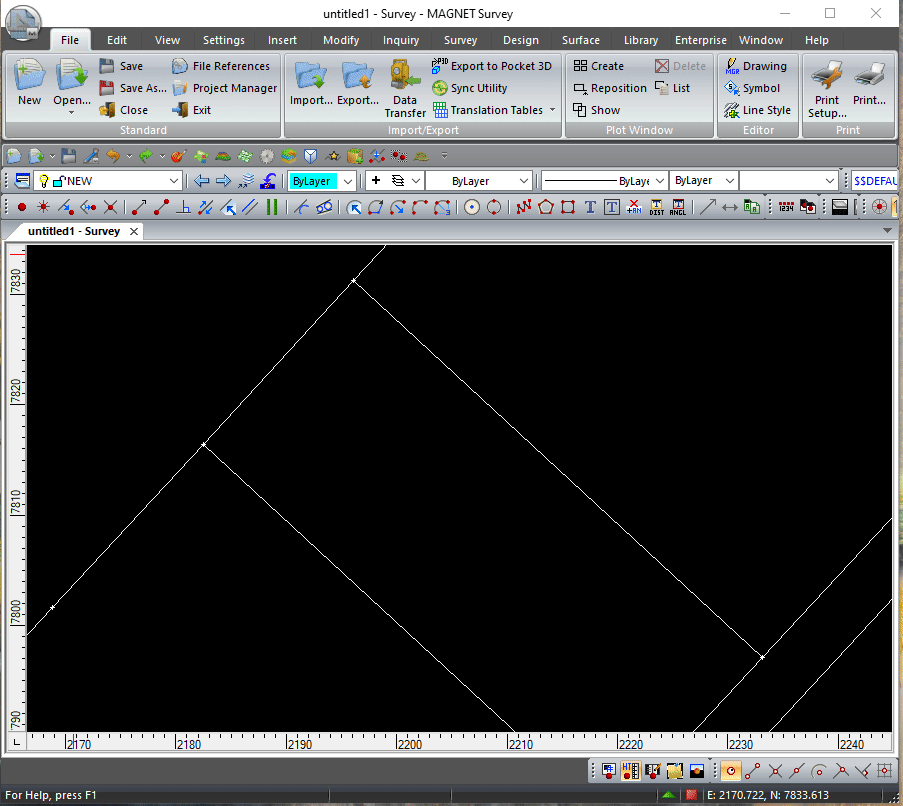 Intersection Offset Tool Trimble Business Center