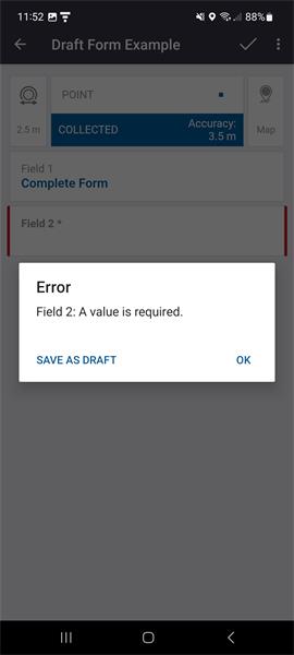 Retrieving a draft form | Mapping and GIS Solutions Community