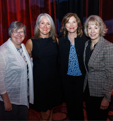 2025 Emeritus Award receipients Sally Alexander, Amy Daley, Jean Demchak, Margaret Tungseth
