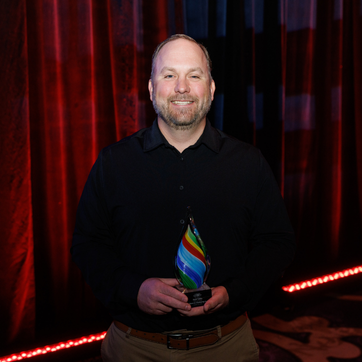 2025 Jenny Whittington Excellence in Volunteering Award Recipient Matt Tuttle.