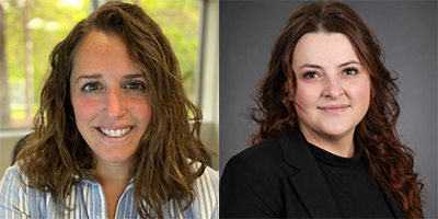 Headshots of authors Sarah Egerton and Elizabeth Petroski