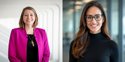 Headshots of Michelle Powell and Samantha Wallace