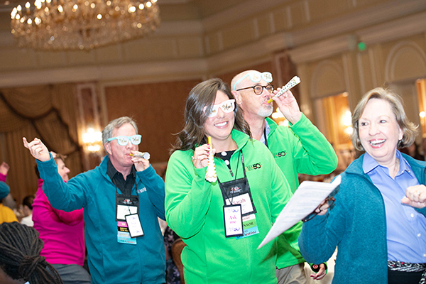 50th Anniversary parade of members at the 49th Annual Conference