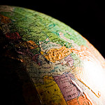 Picture of a globe; Copyright Kenneth Lu