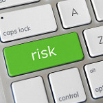 Image of a "risk" button on computer keyboard; Copyright GotCredit