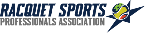 Racquet Sports Professionals Association logo. This will take you to the homepage