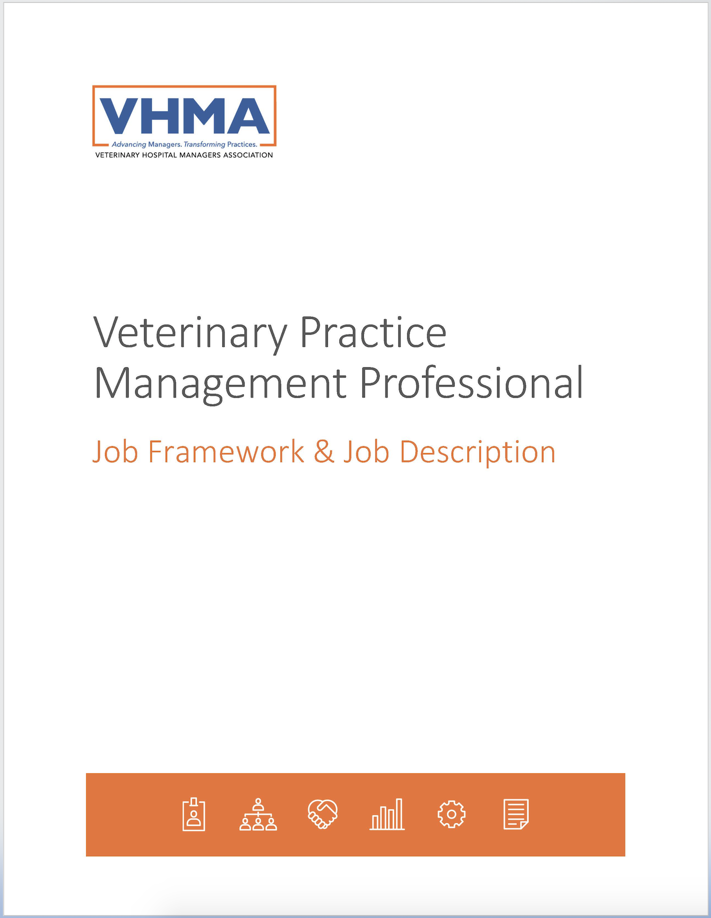 VHMA Job Description Tool