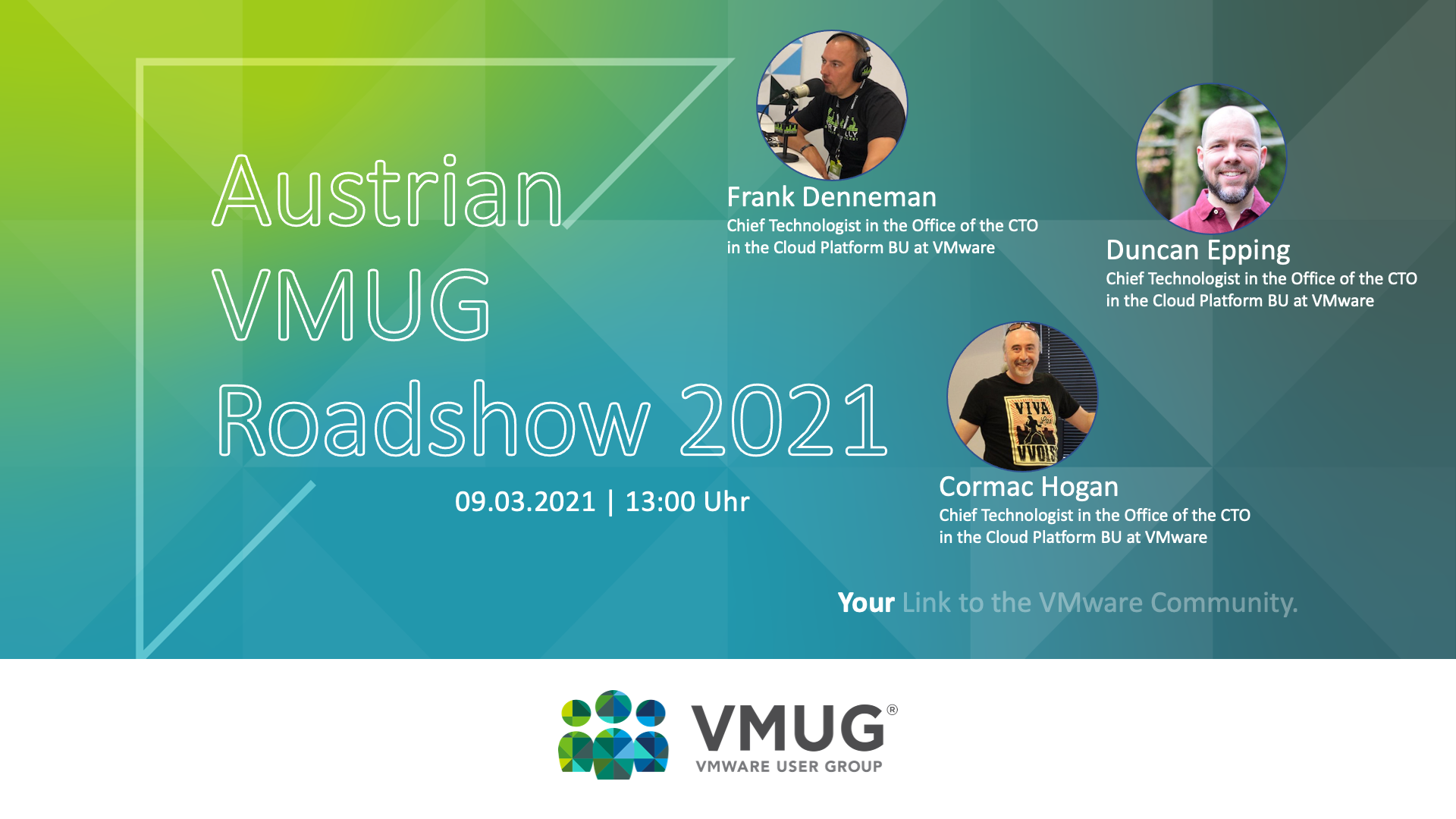 Austrian VMUG Roadshow 2021 Austrian VMUG Roadshow 2021