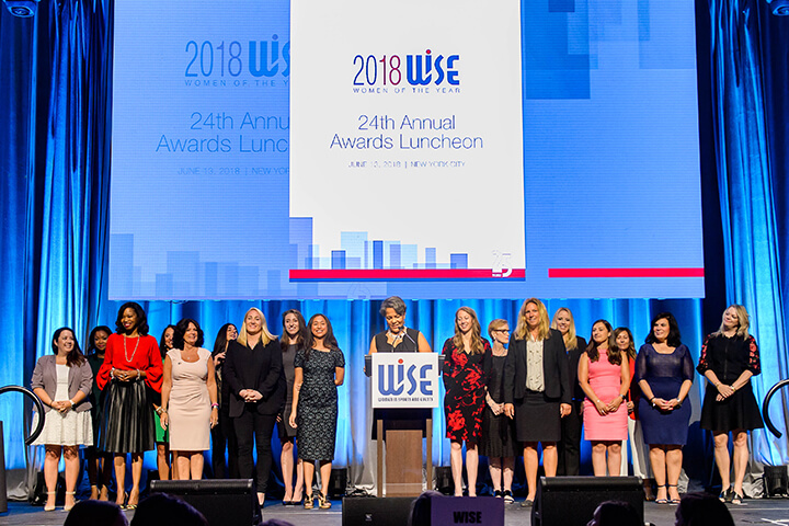 Award winners at the WISE WWOY 2018 Luncheon