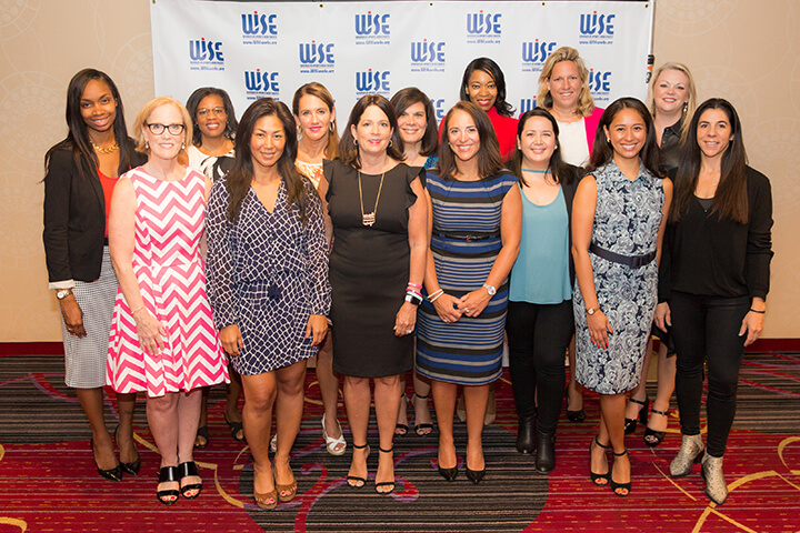 Group photo of attendees at the 2017 WISE WWOY Luncheon