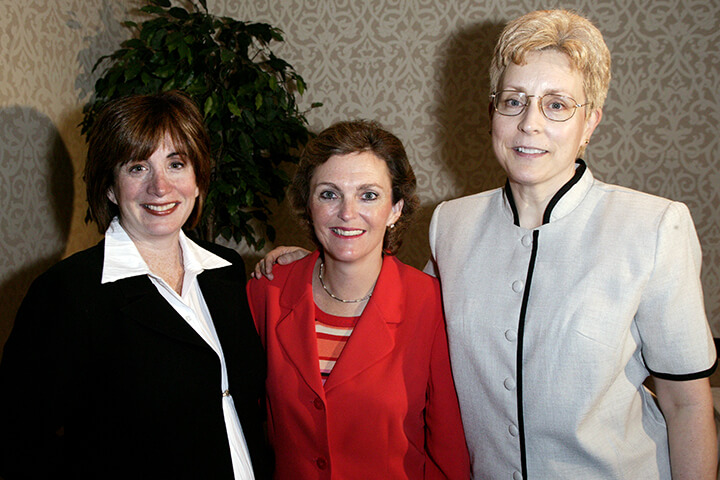 LeslieAnne Wade, Dockery Clark and Deborah Yow