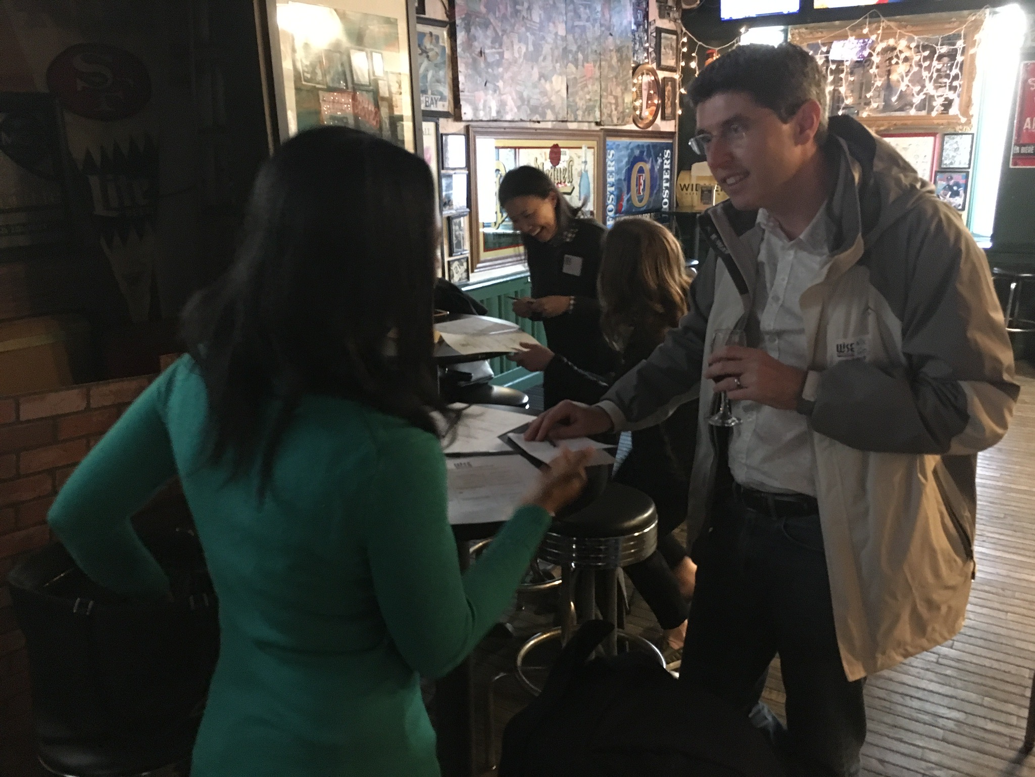 WISE SF Bay Area Members at WISE Networking Scavenger Hunt event