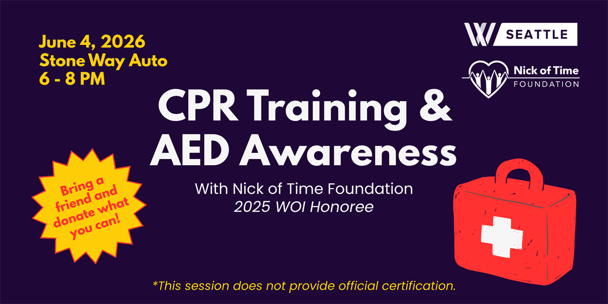 Image of Women of Inspiration Event: CPR Training and AED Awareness with Nick of Time Foundation