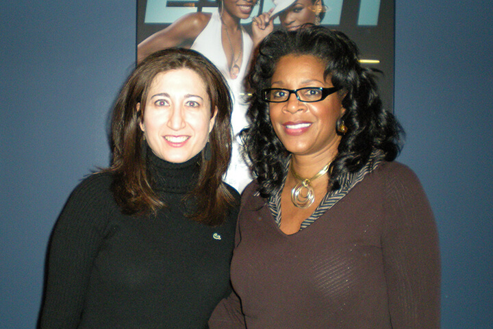 Roxanne Jones with her mentee at a WISE Within session.