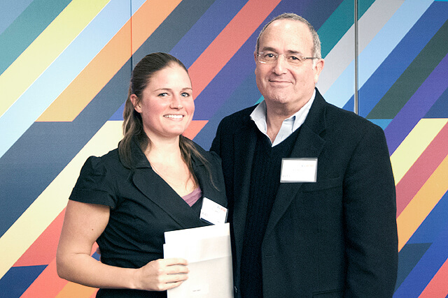 Erin Pellergrino with her mentee at a WISE Within session