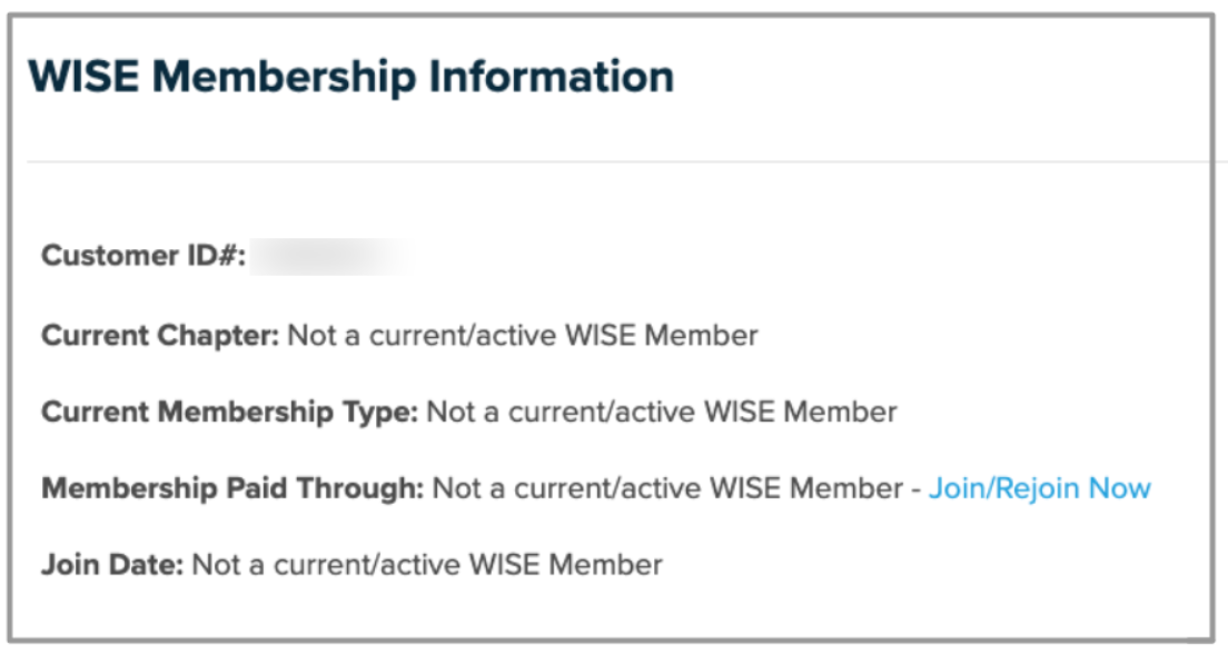 Membership status