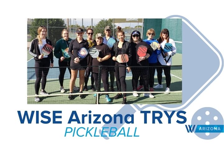 Group of WISE Arizona pickleballers!