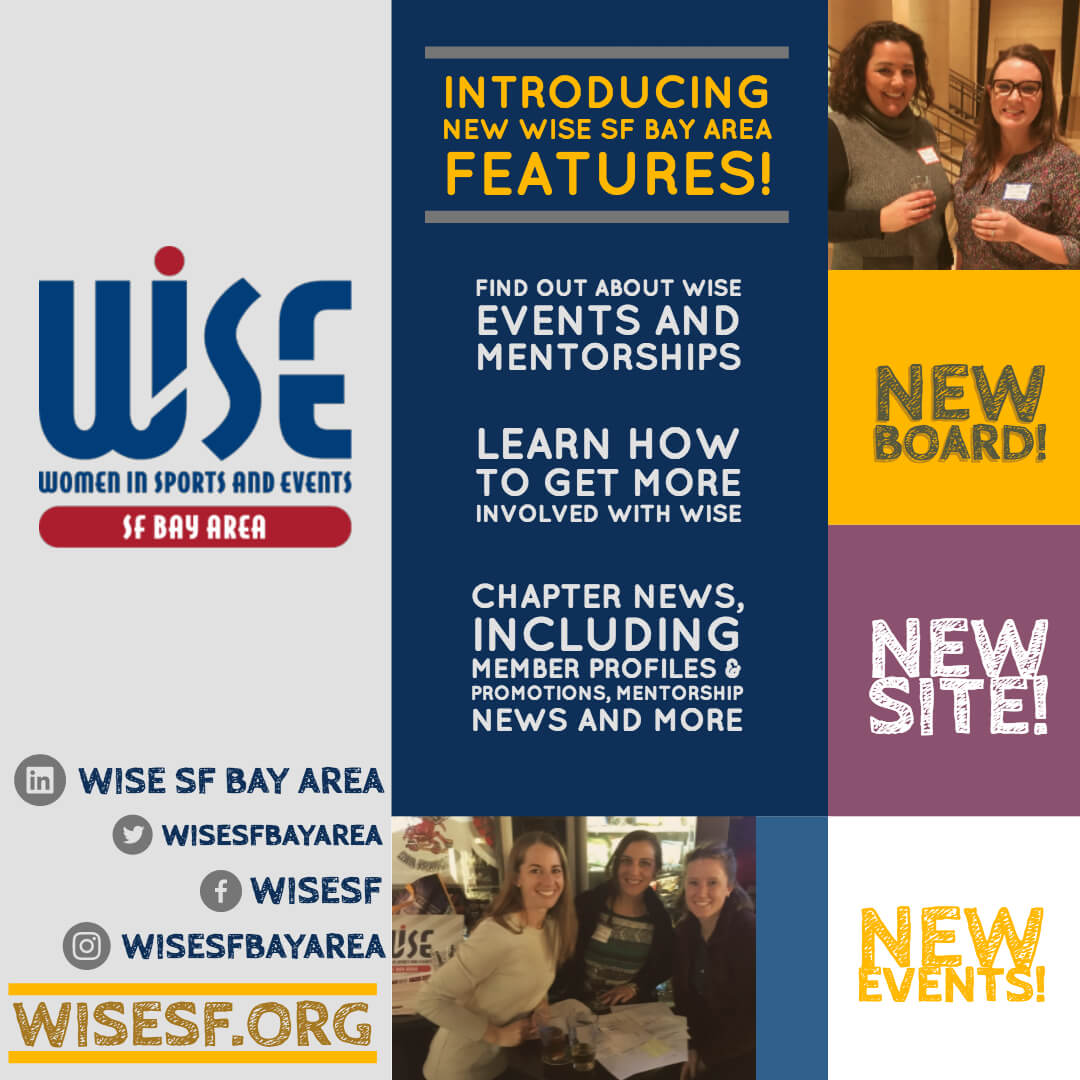 Introducing new WISE SF Bay Area features. Find out about WISE events and mentorships. Learn how to get move involved with WISE. Chapter news, including member profiles, promotions, mentorships news and more. New board, New site, New events