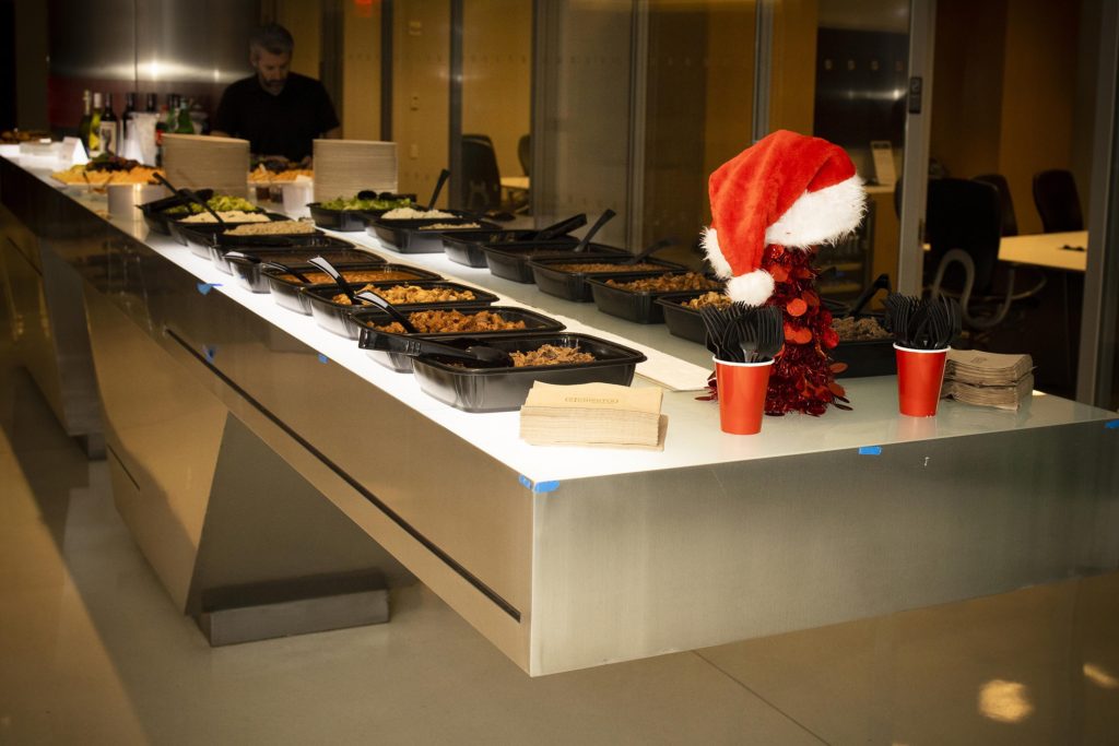 WISE NYC Metro food table at 2019 Women of Inspiration event