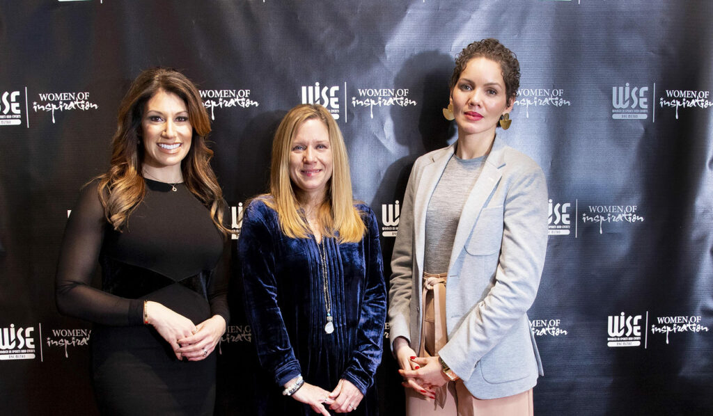 Tina Cervasio (left), Allison Stangeby (middle), Renée E. Tirado (right)