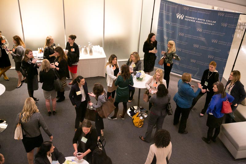 Networking at luncheon