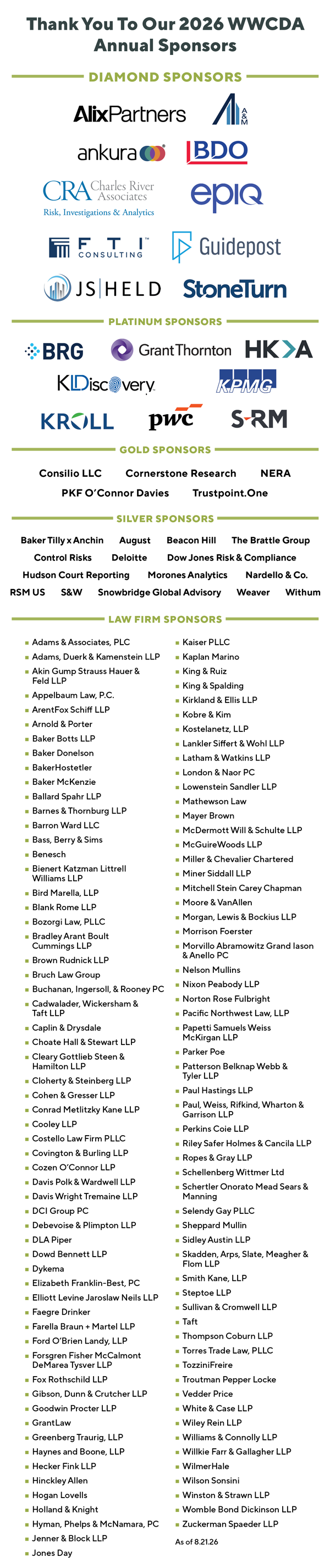 2026 Annual Sponsors JT