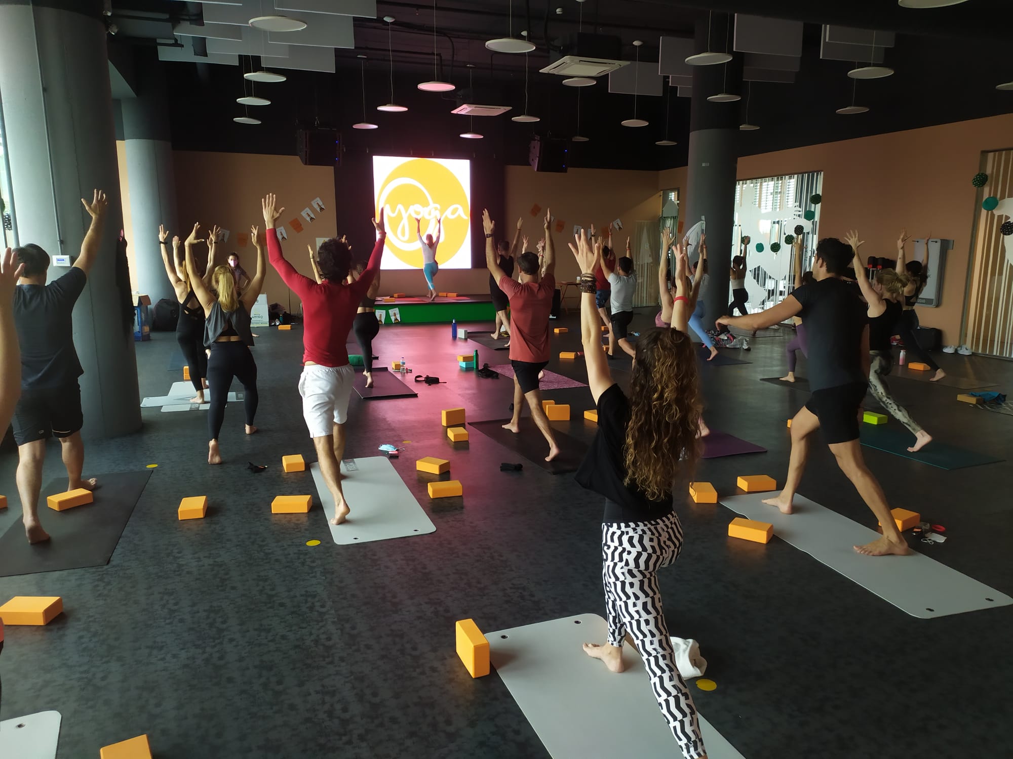 Yoga en los Gimnasios