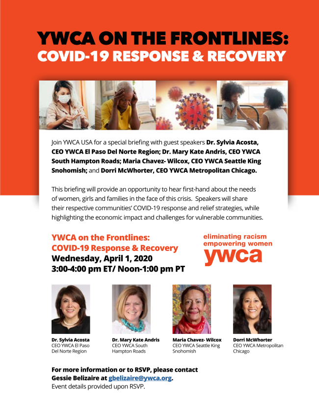 YWCA on the Frontlines: COVID-19 Response & Recovery Webinar YWCA_COVID-19-webinar.png